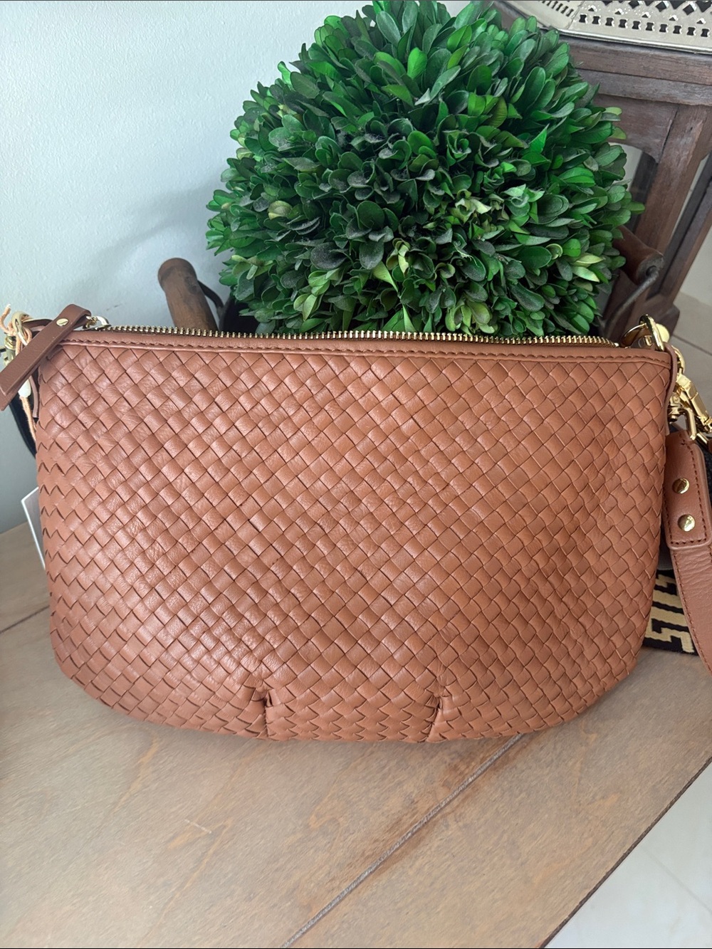 🌸QUINCE ITALIAN HANDWOVEN SMALL CROSSBODY BAG NWT🌸PLUS EXTRA STRAP. PRICE FIRM - Picture 11 of 16